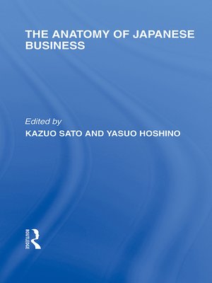 cover image of The Anatomy of Japanese Business